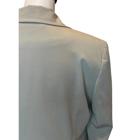 CABI Tan Single Button Collared Career Classic Boss Babe Blazer Jacket Women 8 - Picture 3 of 14